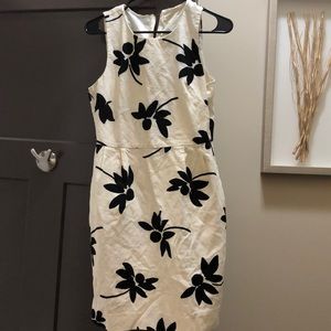 J crew printed dress